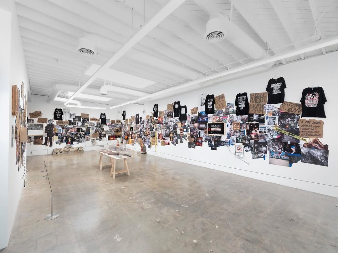 Dead City Punx gallery installation at Beyond the Streets, Los Angeles