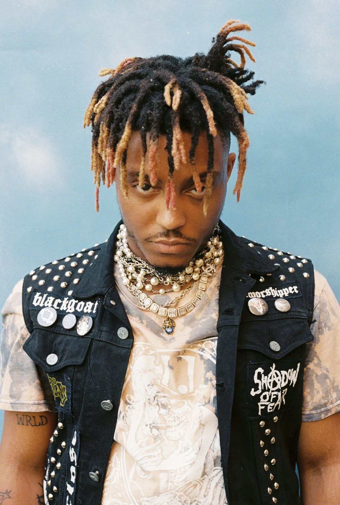 Juice WRLD portrait on film by Matt Adam